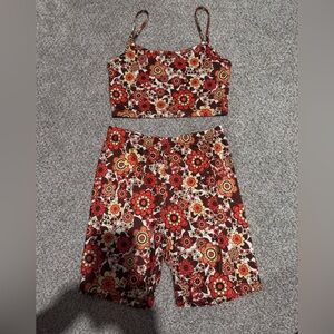 SHEIN Hippie Floral Set